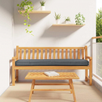 Palleti padi Antratsiit 180 x 40 x 8 cm Oxfordi kangas