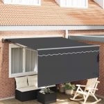 Sisset&otilde;mmatav varikatus hall ja antratsiit 300 x 250 cm
