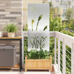 Aia privaatsuse kate h&otilde;bedane 50 x 140 cm roostevaba teras