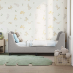 Kuni 3-aastase voodi raam koos peatoega Helehall 70 x 140 cm