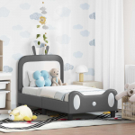 Kuni 3-aastase Voodiraam koos peatoega Helehall 70 x 140 cm PU