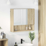 Peeglikapp ladustamisega sonoma tamm 59 x 17 x 55 cm tehispuit