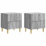 &Ouml;&ouml;kapp 2 pcs Hall Sonoma 43 x 34,5 x 48 cm Tehispuit