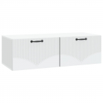 Rippuv TV kapp Valge 98 x 41 x 30 cm Tehispuit