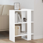 Raamatukapp Valge 52 x 25 x 71,5 cm Tehispuit