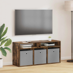 Madal laud sahtliga Suitsetatud tamm 102 x 32 x 48,5 cm