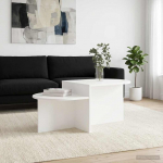 Kohvilaud Valge 100 x 50 x 40 cm Tehispuit