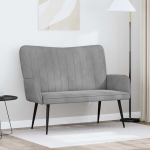 Kaks kohtaline diivan Helehall 115 x 61 x 87 cm Samet