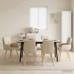 S&ouml;&ouml;gitoa Toolid 6 pcs kangas Kreemjas 60 x 56 x 96 cm