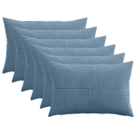 Diivanipadi 6 tk ALMELO sinine 50 x 75 cm manchester