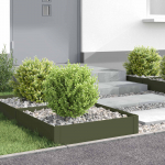 Murupiire 4 tk 60 x 60 x 20 cm Teras Oliiviroheline