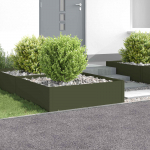 Murupiire 4 tk 100 x 100 x 35 cm Teras Oliiviroheline