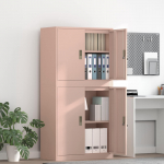 Hoiukapp 2 tk Roosa 80 x 40 x 160 cm Teras Lukustatav