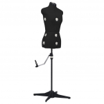 Reguleeritav kleidimannekeen, naine, must, s, suurus 33-40