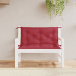 Aiapingi istmepadjad 2 tk, veinipunane, 100x50x7 cm