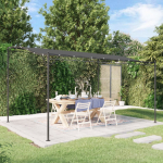 Varjualune, antratsiithall, 4 x 3 m, 180 g/m&sup2;, kangas ja teras