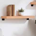 Seinariiul, helepruun, 60x20x6 cm, t&ouml;&ouml;deldud tammepuit