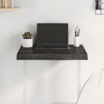 Lauaplaat, tumehall, 60 x 40 x (2-6) cm, t&ouml;&ouml;deldud tammepuit
