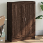 Raamatukapp, pruun tamm, 82,5 x 30,5 x 115 cm, tehispuit