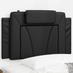 Voodipeatsi padi Viana, must, 80 cm, kunstnahk