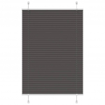 PLISSEERITUD RULOO MUST 85X100 CM KANGA LAIUS 84,4 CM POL&Uuml;ESTER