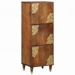 K&otilde;rgushein riiuliga pruun 40 x 33 x 110 cm tugev mango puu