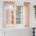 VOILE KARDINAD R&Otilde;NGASTEGA 2 TK TERRAKOTA