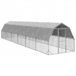 Kanakuut katusega 2,5x12x2,25 m tsingitud teras