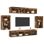 Ujuv riiul 2 tk vana puit 40x28.5x40 cm inseneripuit