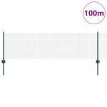 Keevitatud traaf aiaga 44 u postiga roheline 0.6x100 m teras