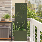 Aia privaatsuse kate oliiviroheline 50 x 140 cm k&uuml;lmpruun teras