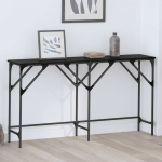 Konsoollaud must tamm 140 x 29 x 75 cm tehispuit