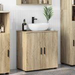 Vannitoa kapp sonoma tamm 61 x 35 x 64 cm tehispuit & metall