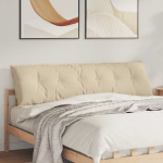 Seljatugi padi cream 180 x 50 cm mikrofiber kangas