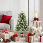 J&otilde;ulupuu koos 150 led-iga koos alusega roheline 90 cm pe