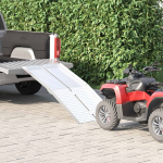 Ratastega tooli rampp 270 kg H&otilde;bedane 92 x 73 x 5 cm Alumiinium