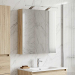Vannitoa peeglikapp Sonoma tamm 60 x 14,5 x 70 cm Tehispuit