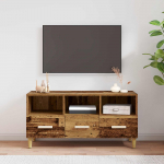 Telerikapp sahtliga Vana puit 102 x 36 x 50 cm Tehispuit