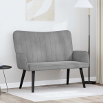 Kaks kohtaline diivan Helehall 115 x 61 x 87 cm Samet