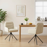 P&ouml;&ouml;rlevad Toiduainete Toolid 2 pcs Kunstnahk Kreemjas