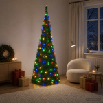 LED-tuledega pop-up j&otilde;ulupuu 210 cm 200 LED-i PVC Roheline