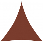 P&auml;ikesepuri, oxford-kangast, kolmnurk, 4,5x4,5x4,5 m, terrakota
