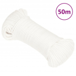 Paadik&ouml;is, t&auml;isvalge, 5 mm, 50 m, pol&uuml;prop&uuml;leen