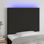 LED-voodipeats, must, 80x5x118/128 cm, kangas