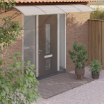 Ukse varikatus, hall, 350x100 cm, pol&uuml;karbonaat