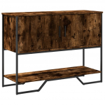 Konsoollaud, suitsutatud tamm, 100x35x74,5 cm, tehispuit