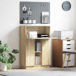Laud riiuliga sonoma tamm 71,5 x 31,5 x 106,5 cm tehispuit