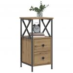 &Ouml;&ouml;kapid 2 tk artisan oak 34x35,5x70 cm engineered wood