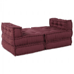 Mooduldiivan 4 pcs Bordeaux kangas
