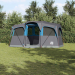 Peretelk sinine ja hall 435 x 255 x 216 cm pol&uuml;ester ja teras